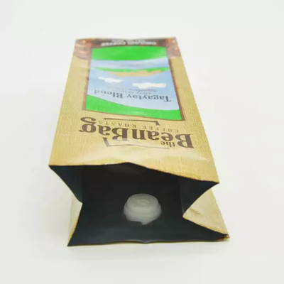 Σφραγισμένη συσκευάζοντας τσάντα φύλλων αλουμινίου αργιλίου φασολιών καφέ καρυδιών τσαγιού σκονών τροφίμων με την αεροβαλβίδα