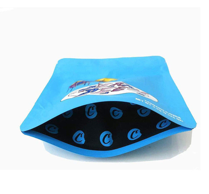 Τοποθετημένες σε στρώματα σακούλες κλειδαριών φερμουάρ αλουμινίου, φιλικές τσάντες τροφίμων 3.5g Eco