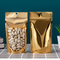 Πλαστική k φύλλων αλουμινίου αργιλίου τσάντα με την ευρο- στάση Mylar αυλακώσεων χρυσή μεταλλική επάνω