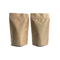 Καφετιές αυτοκόλλητες της Kraft τσάντες PLA συσκευασίας τροφίμων εγγράφου ξηρές βιοδιασπάσιμες