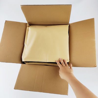 Περιβαλλοντικά φιλικά Πλαίσιο δρόμου Ανακυκλώσιμες θερμικές επένδυση χαρτιού kraft υφάσματα μαλλιού Box Cooler Liner